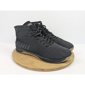 Nobull Outwork High Top Shoes Mens 12.5 Black Gum Gym Workout Athletic Sneakers